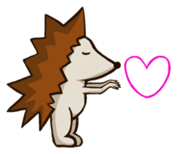 Porcupine and spiny daily life sticker #5410177