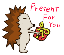 Porcupine and spiny daily life sticker #5410186