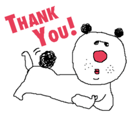 sunglass panda sticker #5411047