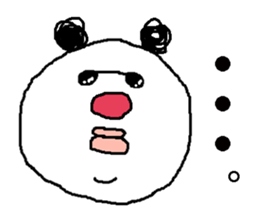 sunglass panda sticker #5411060