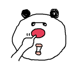 sunglass panda sticker #5411061