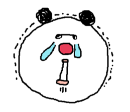 sunglass panda sticker #5411063