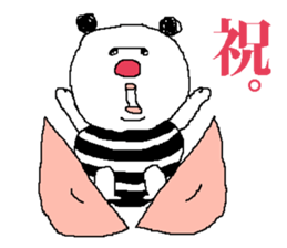 sunglass panda sticker #5411079