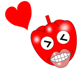 Lips peppers English sticker #5411129