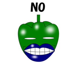 Lips peppers English sticker #5411134