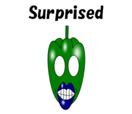 Lips peppers English sticker #5411137