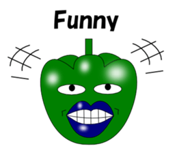 Lips peppers English sticker #5411149