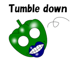 Lips peppers English sticker #5411153