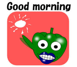 Lips peppers English sticker #5411156