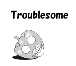 Lips peppers English sticker #5411158