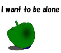 Lips peppers English sticker #5411159