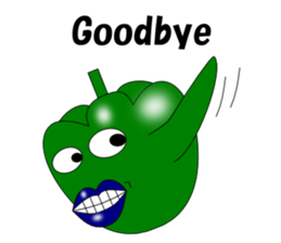 Lips peppers English sticker #5411163