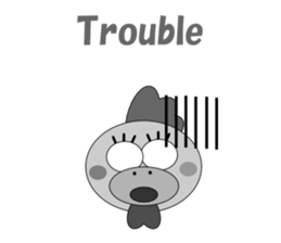 Conversation with funny chicken English sticker #5411356