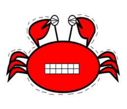 Crab crab crab sticker #5411374