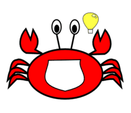 Crab crab crab sticker #5411378