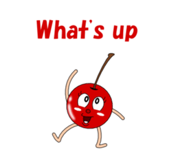 Conversation with cherries English sticker #5411407