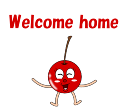 Conversation with cherries English sticker #5411414