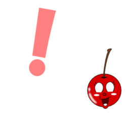 Conversation with cherries English sticker #5411419