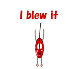 Conversation with cherries English sticker #5411428