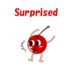 Conversation with cherries English sticker #5411433