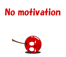 Conversation with cherries English sticker #5411434