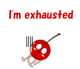 Conversation with cherries English sticker #5411441