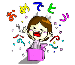 Daily life of Hakata girl sticker #5411602