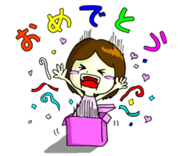Daily life of Hakata girl sticker #5411602