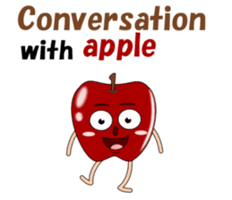 Conversation with apple English sticker #5411964