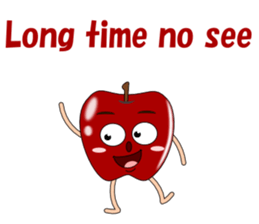 Conversation with apple English sticker #5411966