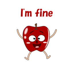 Conversation with apple English sticker #5411967