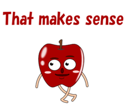 Conversation with apple English sticker #5411973