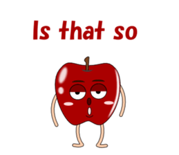 Conversation with apple English sticker #5411981
