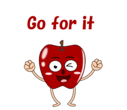 Conversation with apple English sticker #5411986