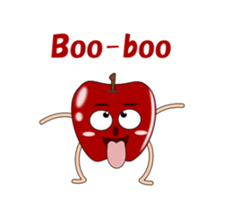 Conversation with apple English sticker #5412001