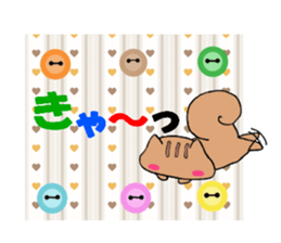 Handmade style sticker of Squirrel sticker #5413971