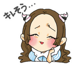 Stickers of the maid cafe"AKIDORA" sticker #5414104