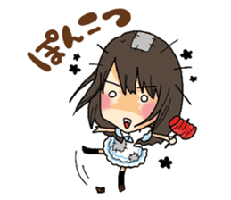 Stickers of the maid cafe"AKIDORA" sticker #5414114