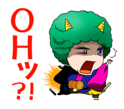 Sticker of Noh and Kyogen GIRLS sticker #5414604