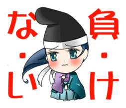 Sticker of Noh and Kyogen GIRLS sticker #5414609