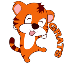 Rimau the tiger 2 sticker #5415400