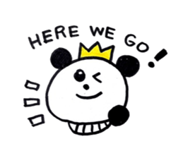 A Little King Panda sticker #5415740