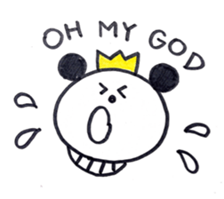 A Little King Panda sticker #5415748