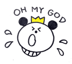 A Little King Panda sticker #5415748