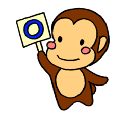 It's a monkey's request! sticker #5417040