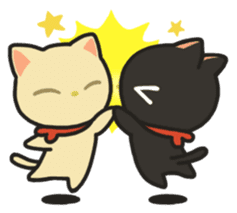 kitten Miinyan and Muunyan sticker #5417062