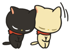 kitten Miinyan and Muunyan sticker #5417068