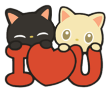 kitten Miinyan and Muunyan sticker #5417096