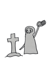Mushitorigami Grim Reaper sticker #5417546