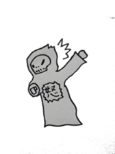Mushitorigami Grim Reaper sticker #5417548
